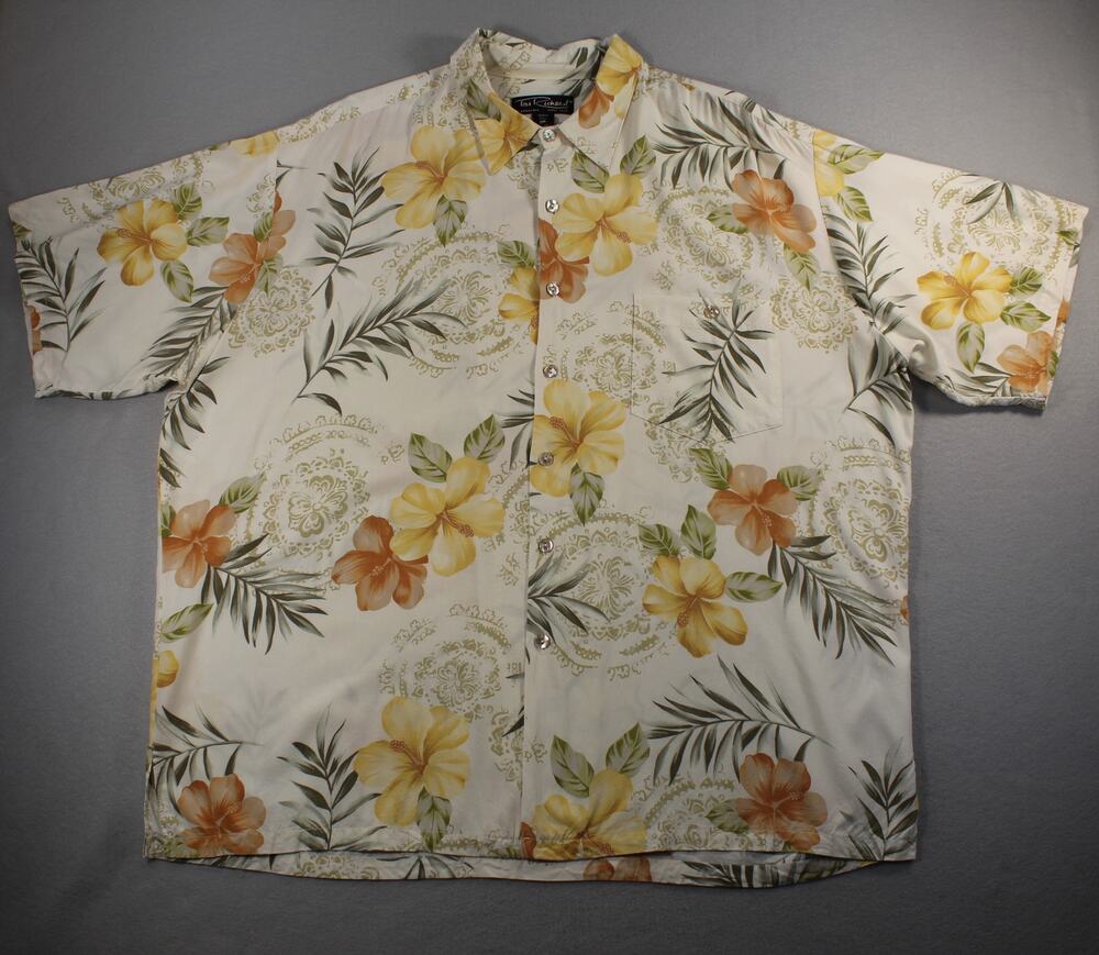 Tori Richard Floral Hawaiian Shirt Men's XXL Button Up Short Sleeve